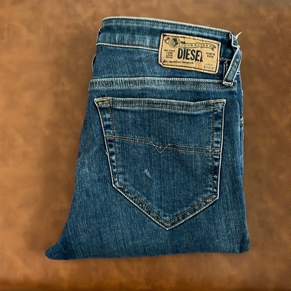 Diesel Skinzee Super Slim Skinny Regular Waist Size 27 - Picture 7 of 16